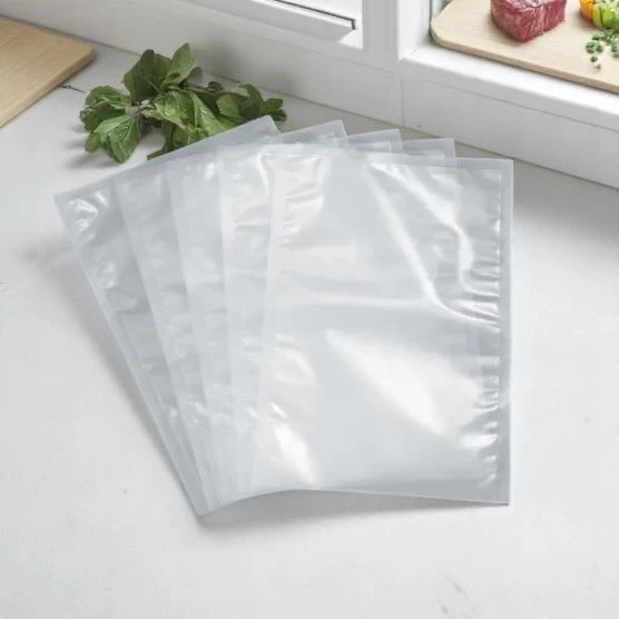 Vacuum Sealer Machine Automatic Air Sealing with 10 bags for Food-Black