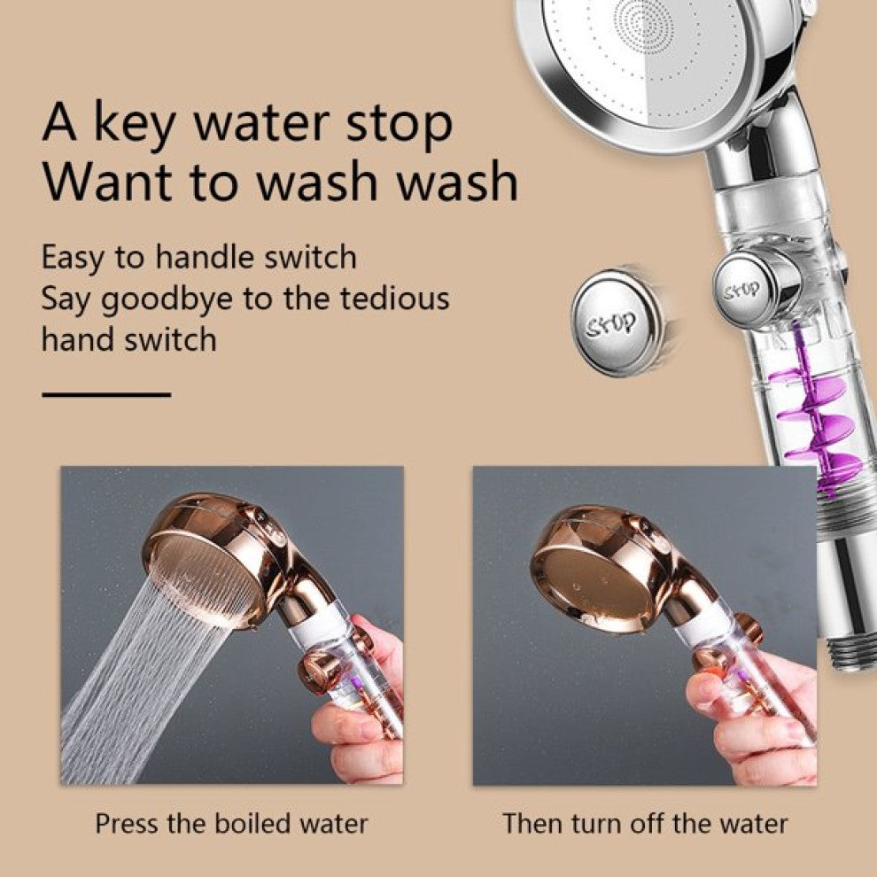 Shower Head with Fan