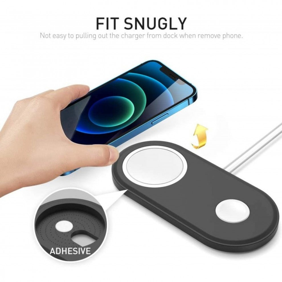 AhaStyle 2 in 1 Charger Mat for iPhone 12 & Apple Watch