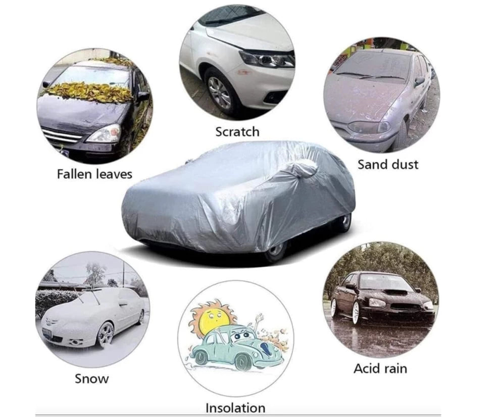 Waterproof Outdoor Car Cover for Sun Rain Protection-XXL-580CM