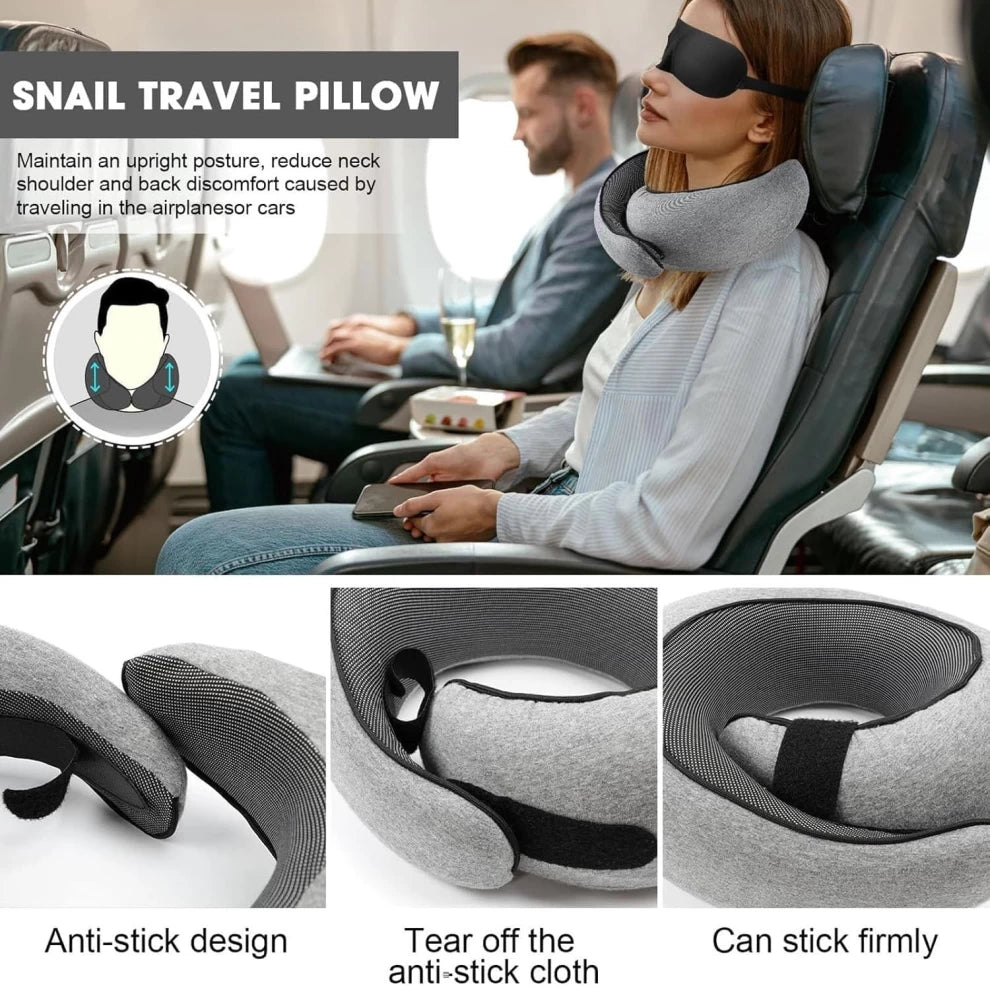 Travel Neck Pillow – Memory Foam Comfort for Every Journey