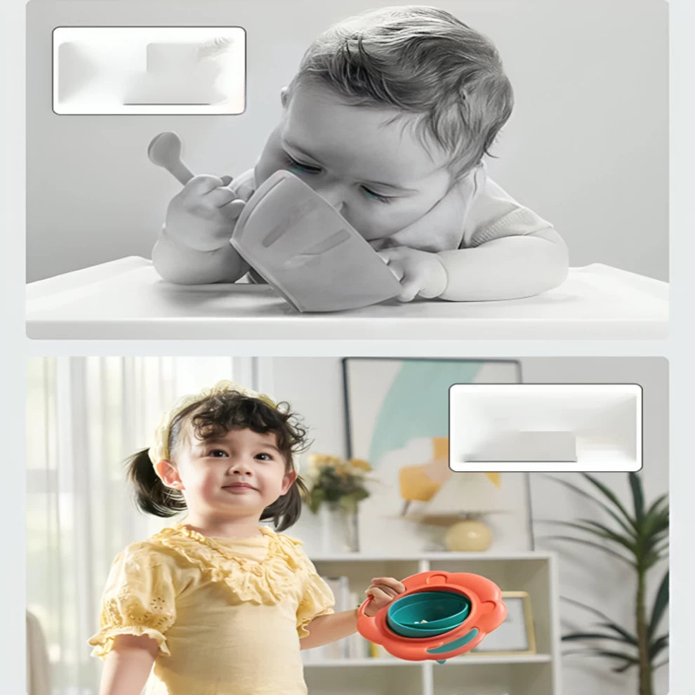 Baby Bowl 360 Degrees Rotate