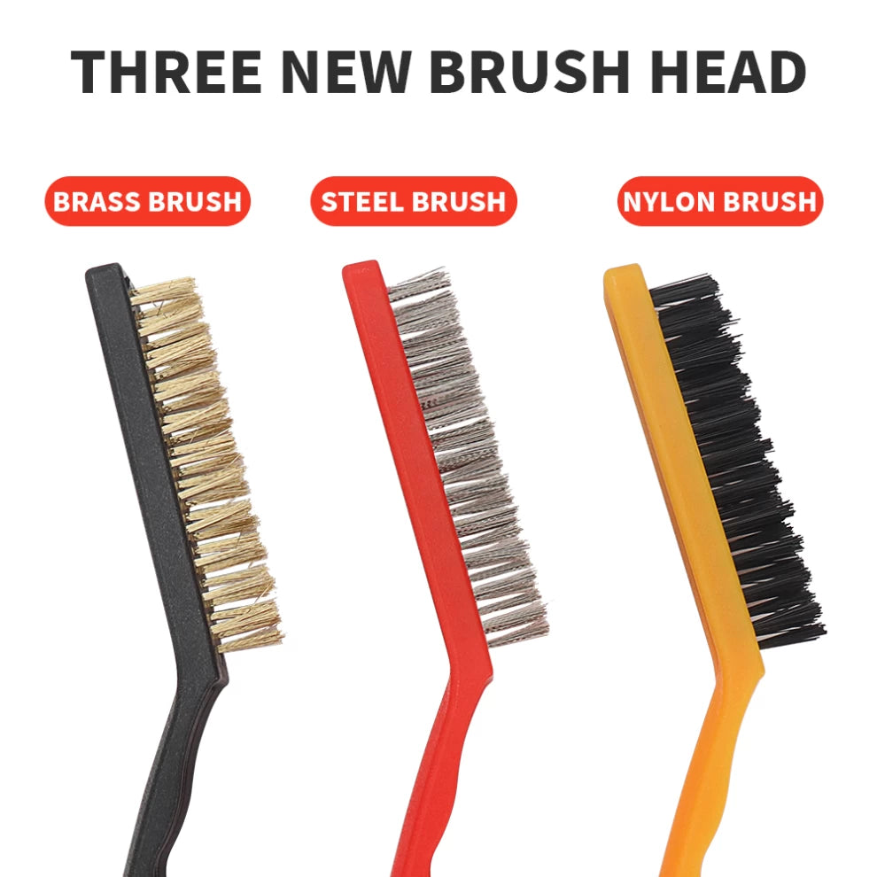 Wire Brush Rust Removal Polishing Cleaning -3psc