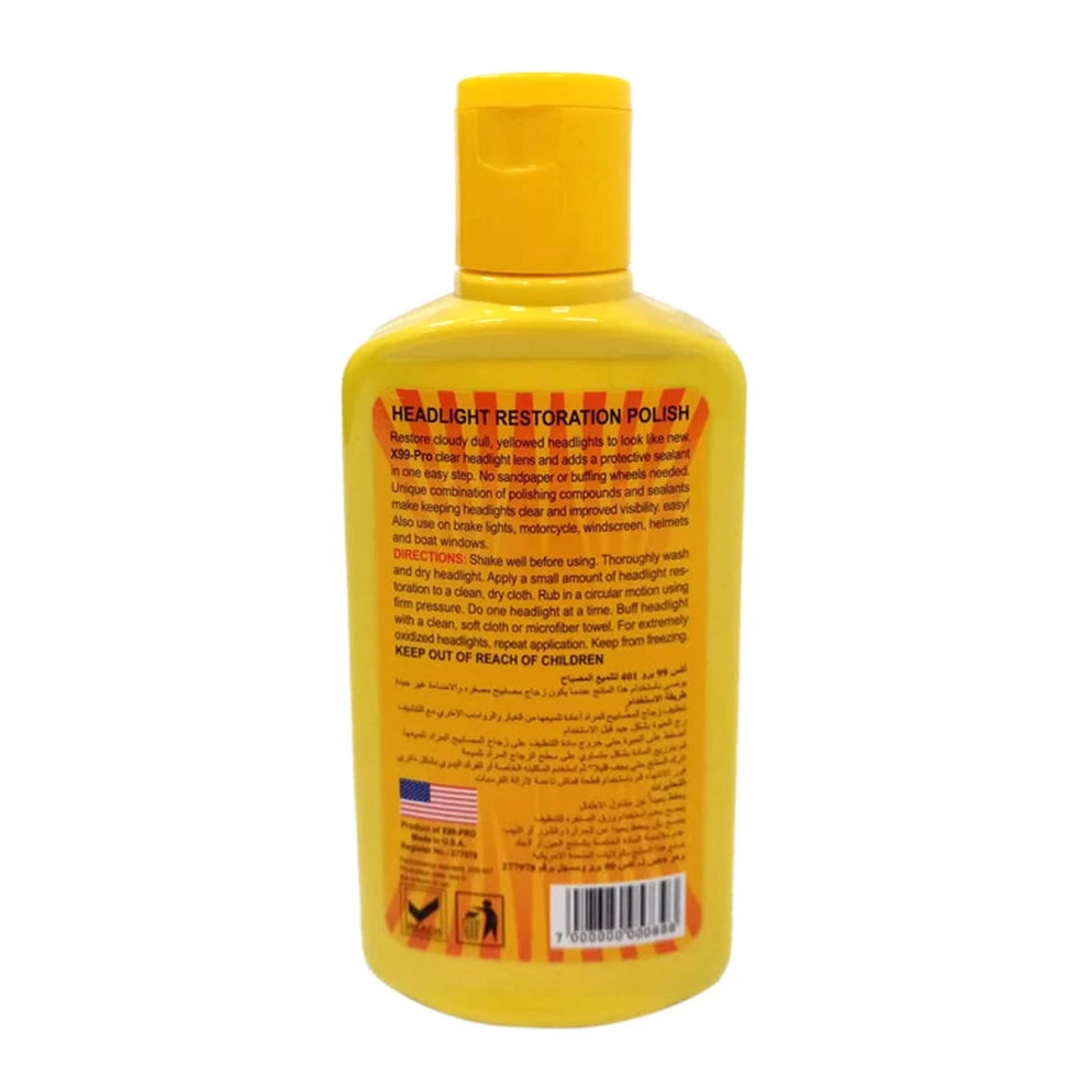 X-Pro Headlight Restoration Polish 350Ml