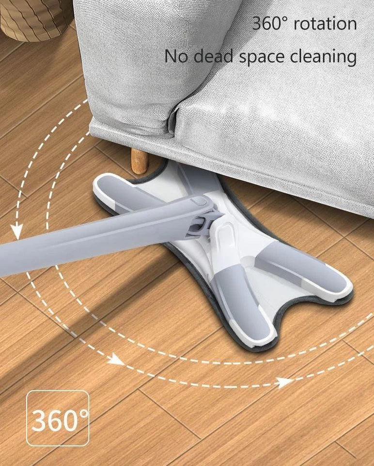 Aurora Mop Twist X-Type 360 Cleaning Easy Rotating Mop