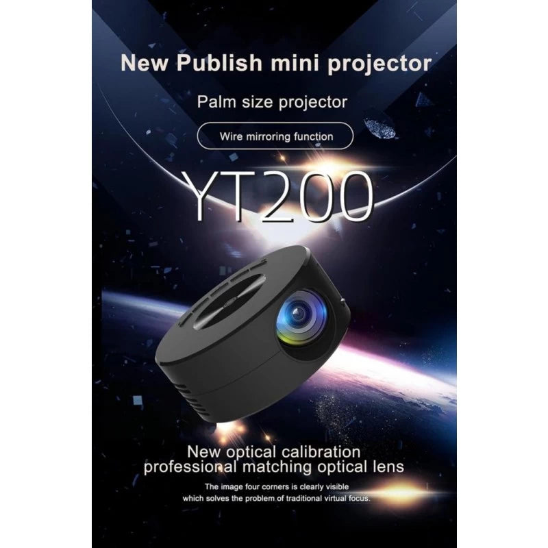 Borrego 10W LED Mini Projector with Remote