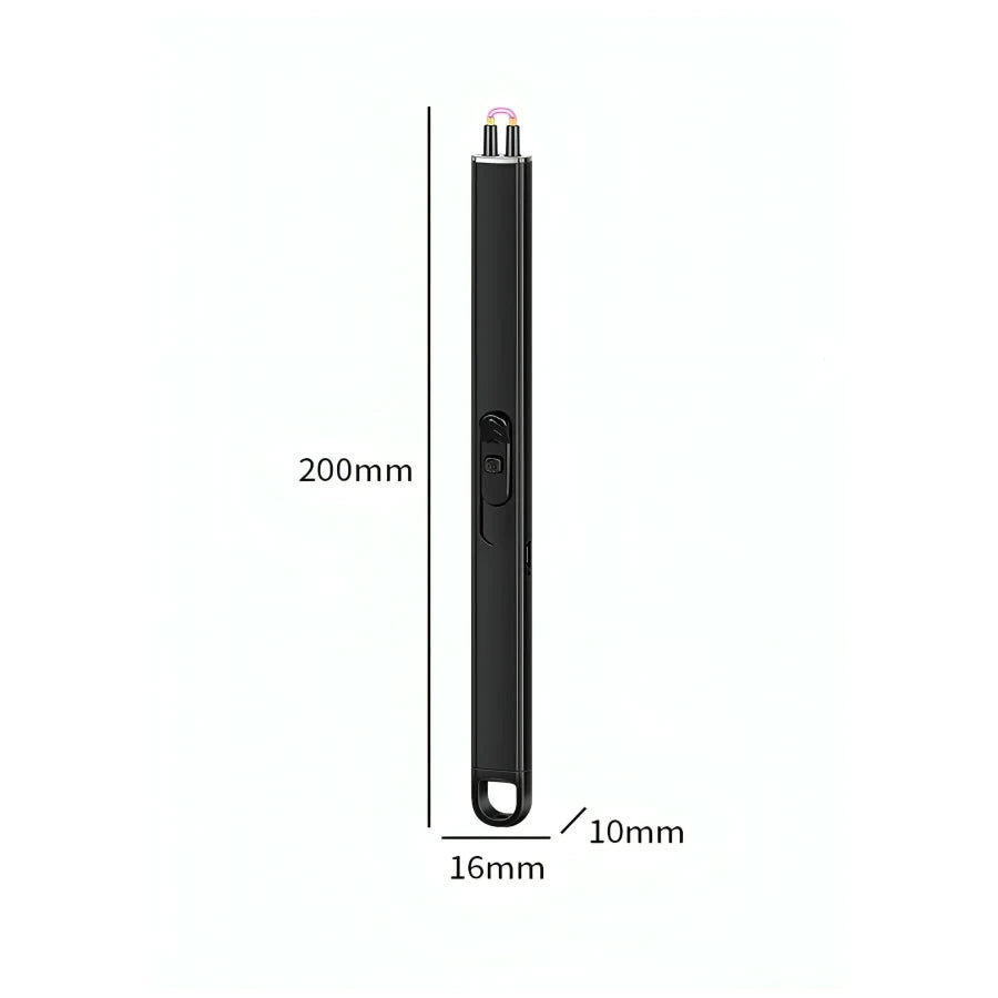 USB Metal Single Arc Kitchen Lighter Outdoor Windproof