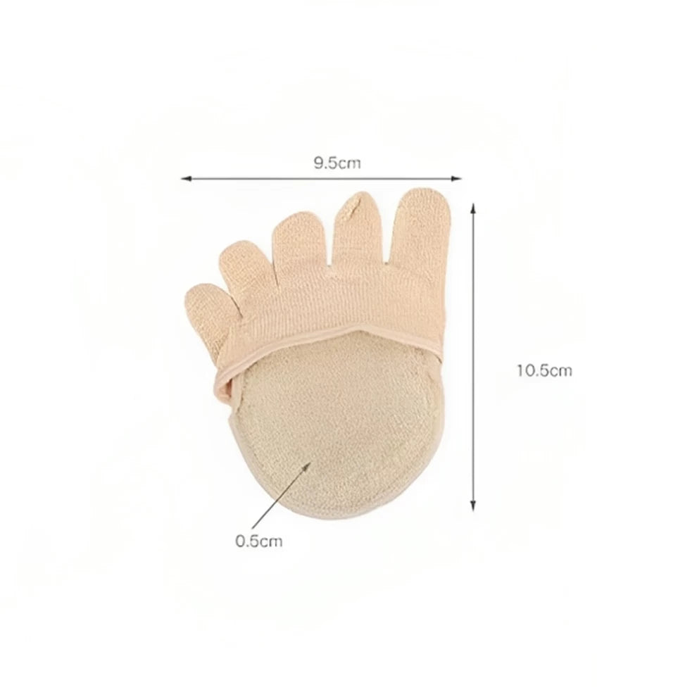 Women Breathable Half Toe Foot Invisible Liner Socks -Free Size