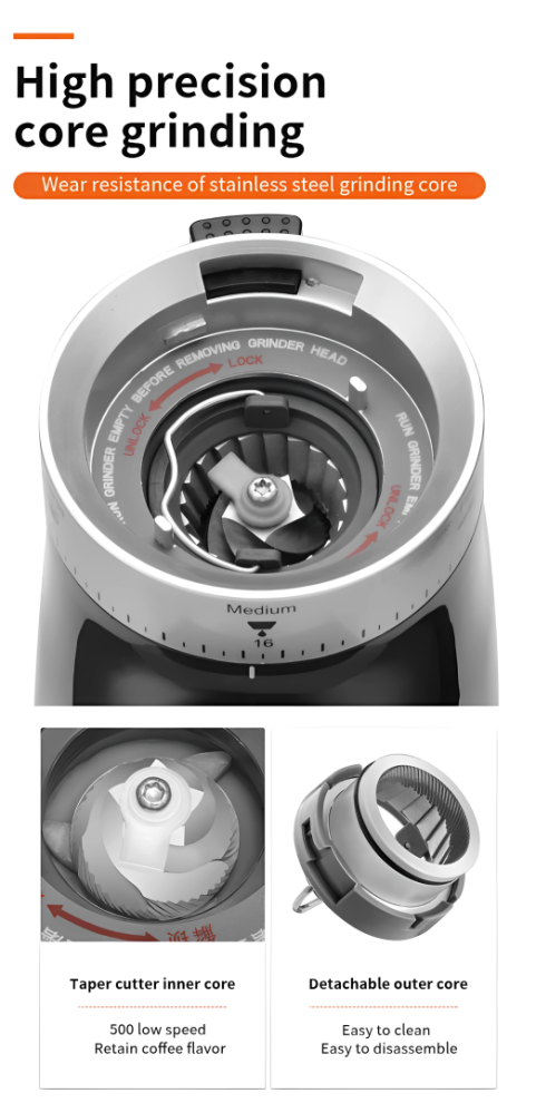 Sokany Digital Coffee grinder - 31 Precise Coffee Bean Grinding Setting