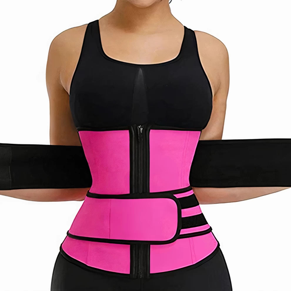 Women Waist Trainer Body Shaper Slimmer-Pink