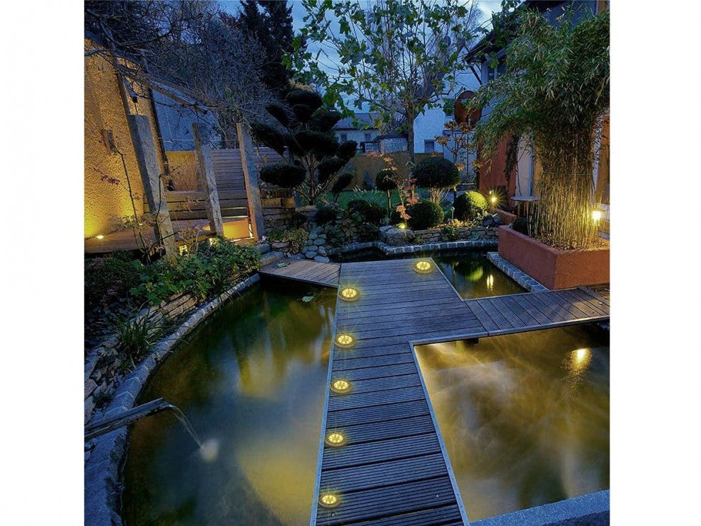 4 Pack 12 LED Lights Solar