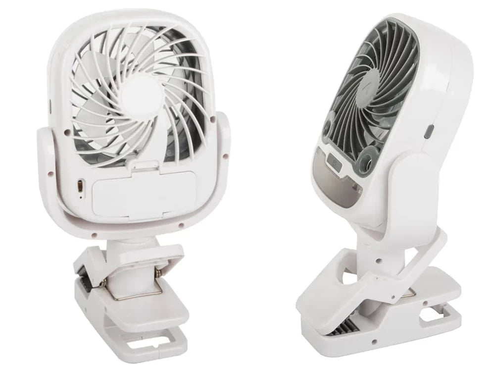 2 in 1 Battery 2000mAh LED RGB Portable Air Conditioner and USB Fan