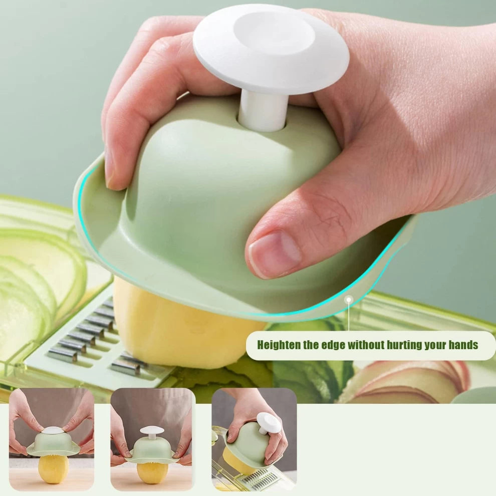 Vegetable Chopper Multifunctional 8 in 1 Manual