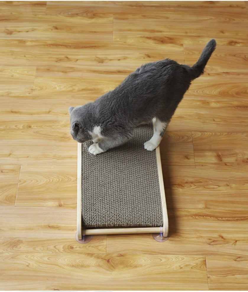 Wall Mounted cat adsorbed scratch board