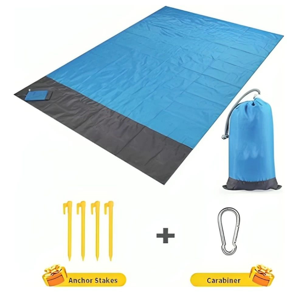 Waterproof Pocket Beach Blanket Folding Camping Mat