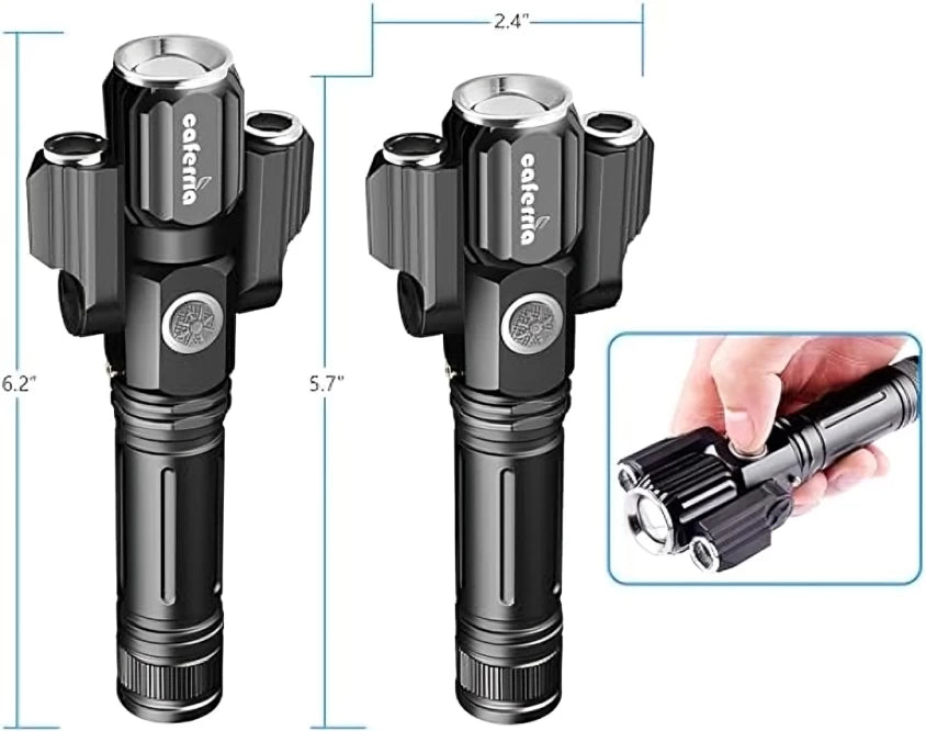 Tactical Flashlight 1000 Lumens Electric Torch