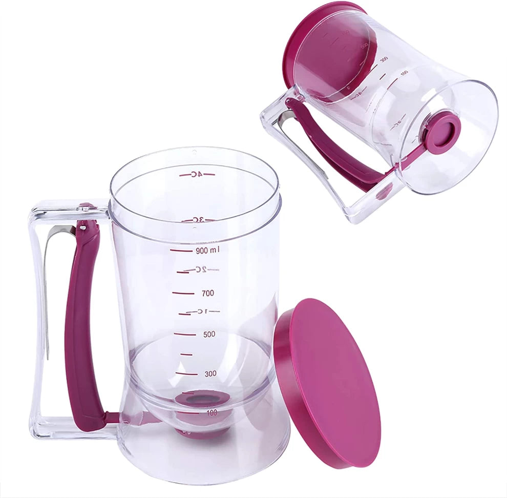 Batter Dispenser For Cupcake pancake With Baking Measuring Tool