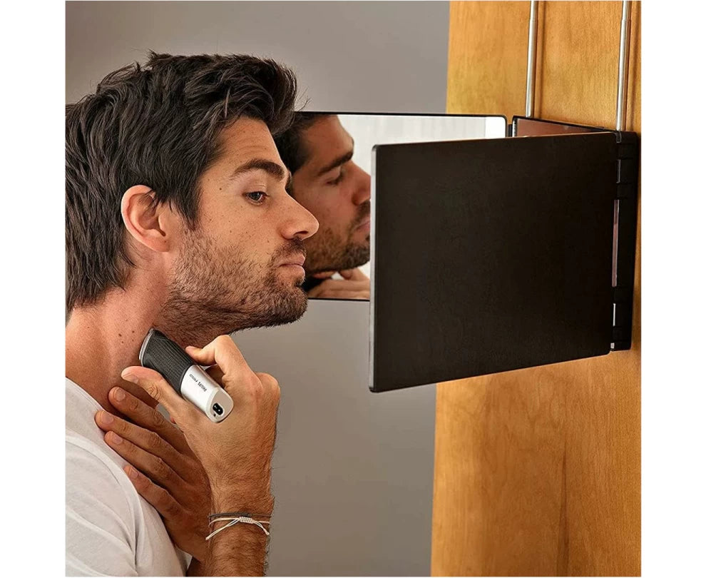 3-Way Mirror for Home Hair Cutting