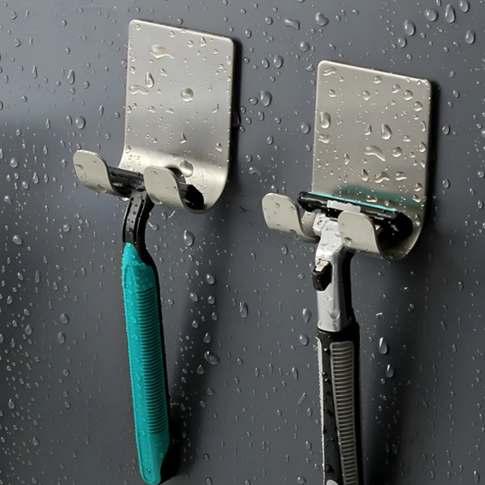 Wall Hooks Stainless Steel Multipurpose for Bathroom & Kitchen ( 2 pcs)
