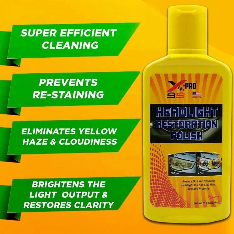 X-Pro Headlight Restoration Polish 350Ml