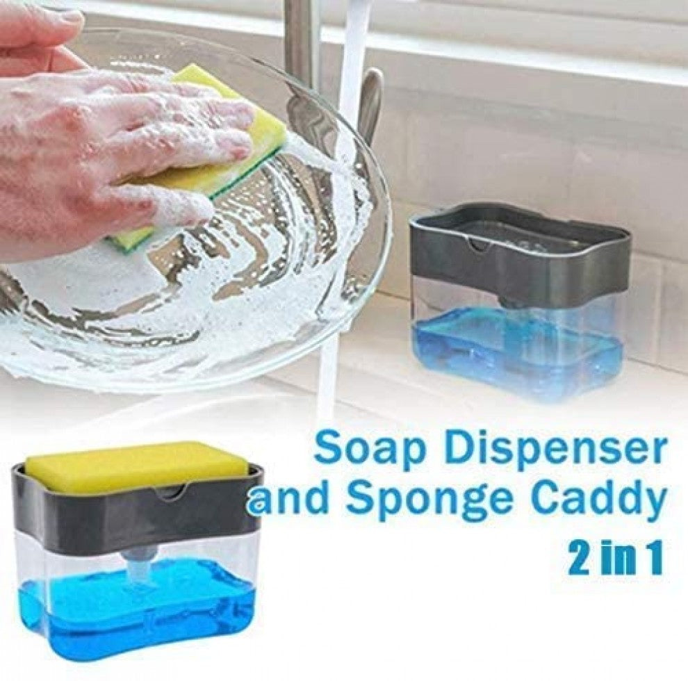 2 in 1 Soap Pump and Sponge Candy