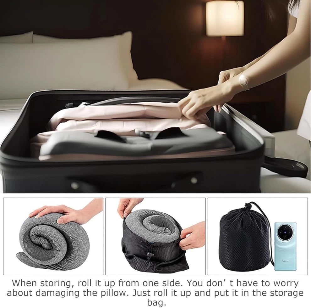 Travel Neck Pillow – Memory Foam Comfort for Every Journey
