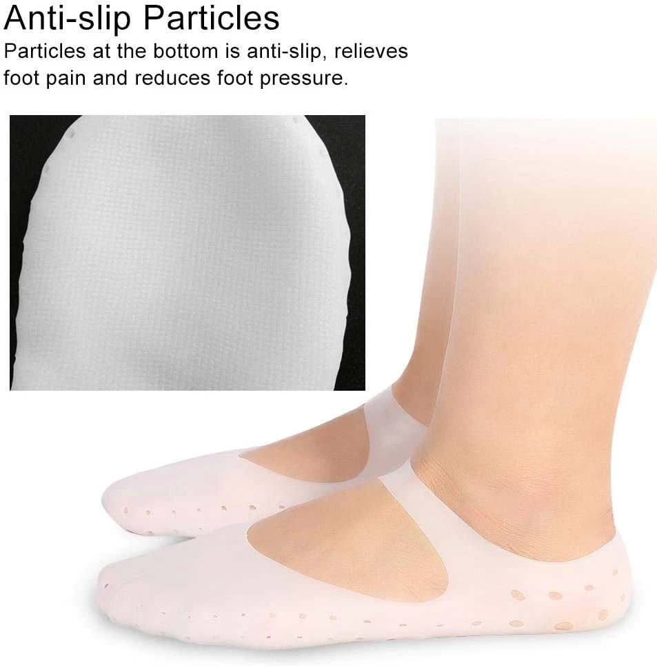 Silicone Gel Anti Crack Cushion Socks for Men and Women