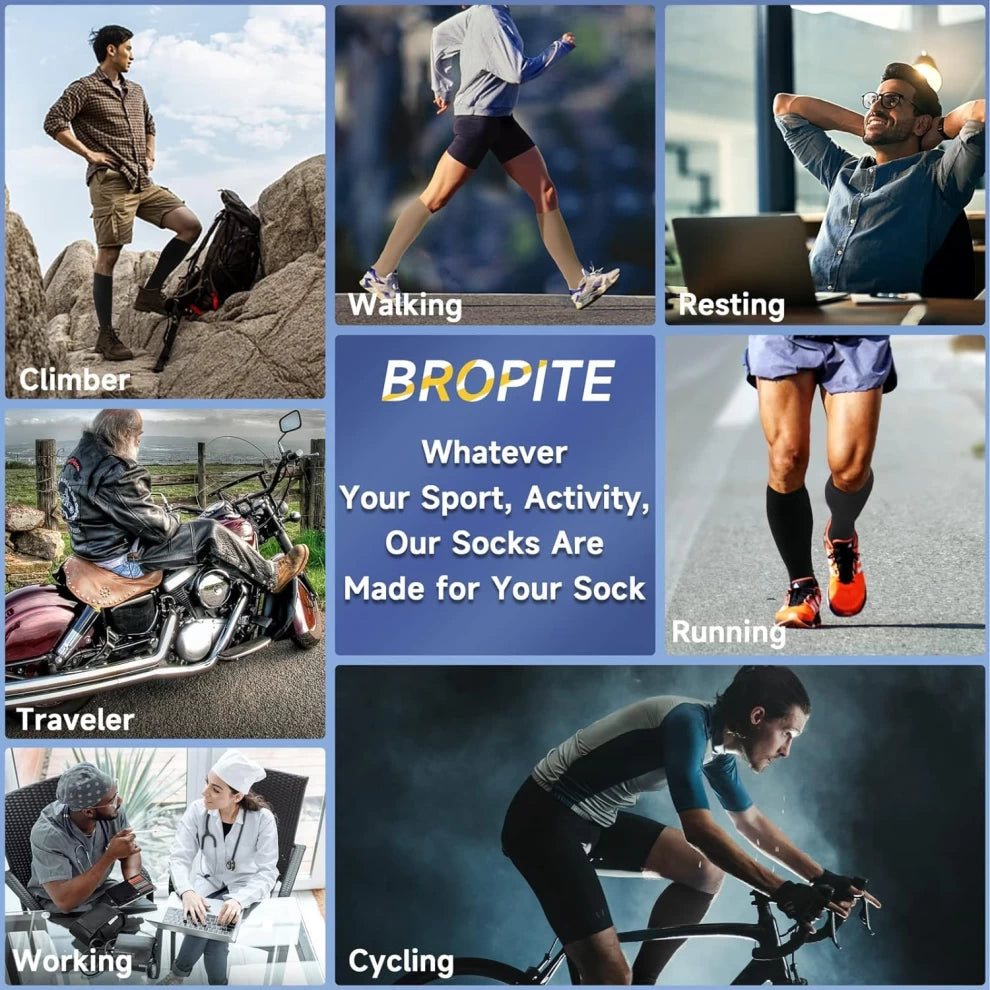 Zipper Compression Socks with Open Toe