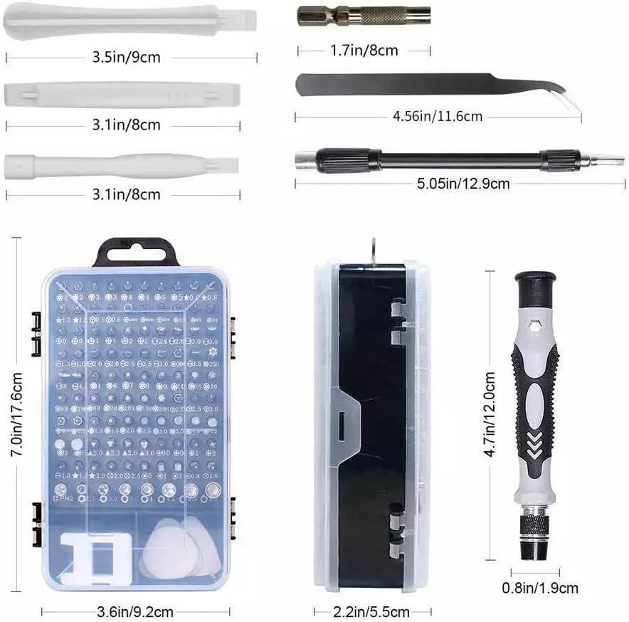 115-in-1 Military-Grade Precision Screwdriver Set – Professional Magnetic Repair Kit