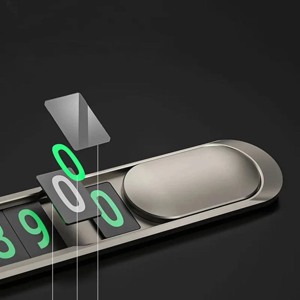 Vehicle Hoco Temporary Parking Card - Luminous Phone Number