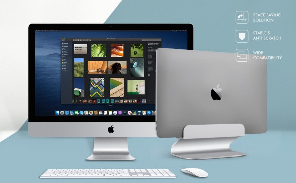 AhaStyle ST07 MacBook & Laptop Holder-Sliver