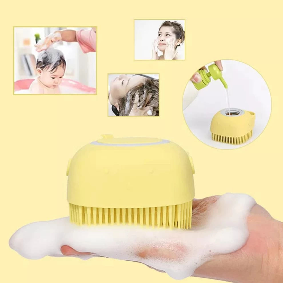 Body Scrubber with Soap Dispenser for Shower