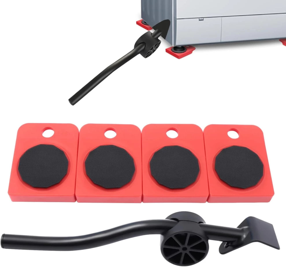 4Pcs Furniture Lifter & Mover Sliders Kit – Heavy Duty Transport Tool Set