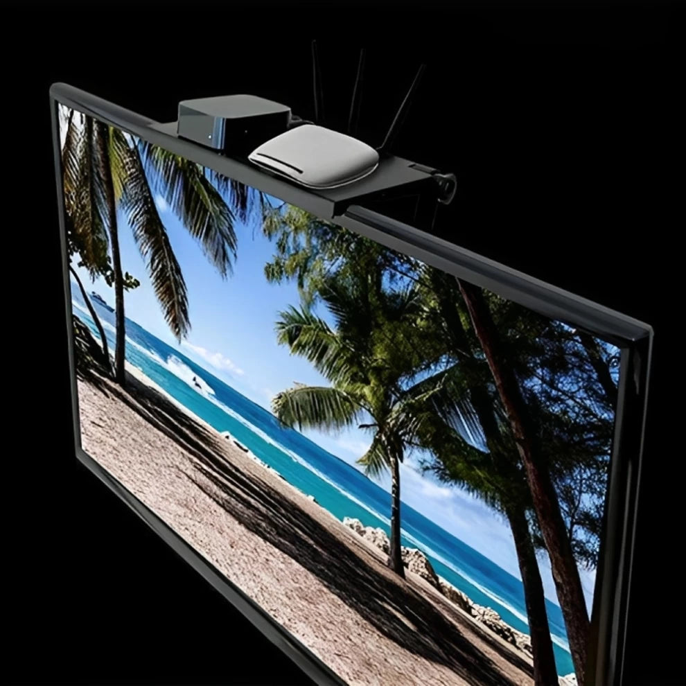 Adjustable TV Screen Top Shelf Display