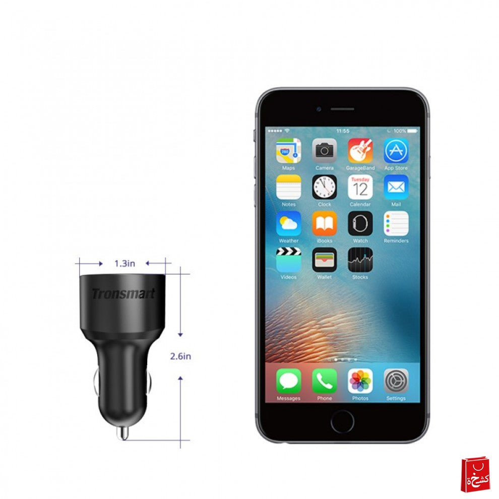 Tronsmart QC3.0 CC2TF 2 Ports Car Charger