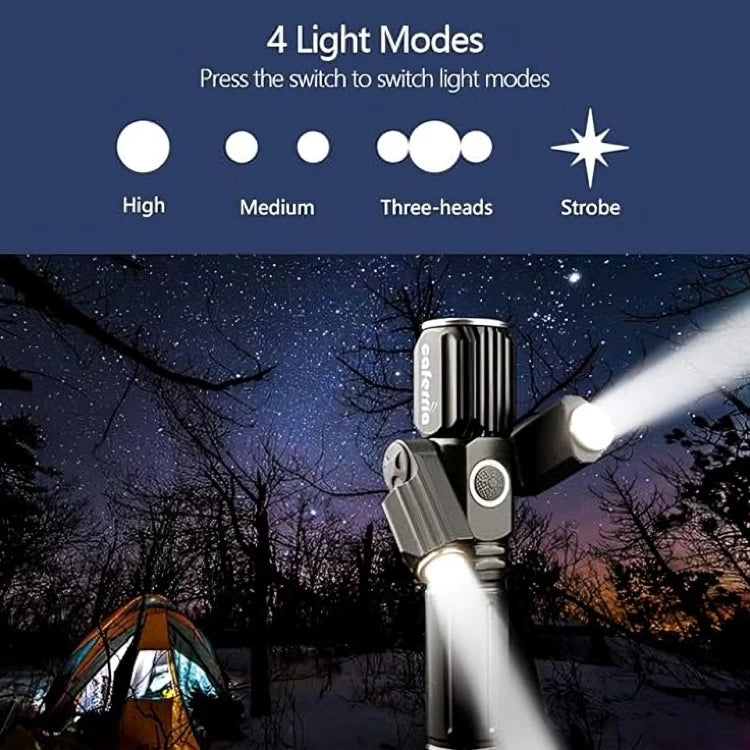 Tactical Flashlight 1000 Lumens Electric Torch