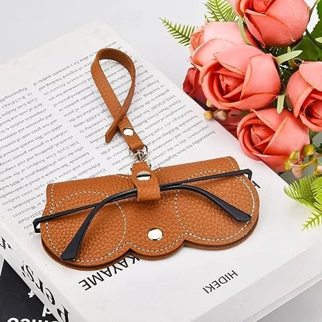Soft Leather Sunglasses Bag