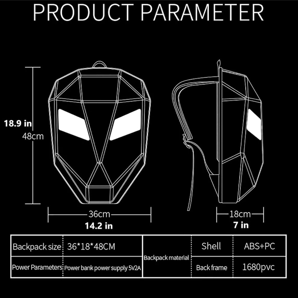 Smart LED Eye Backpack