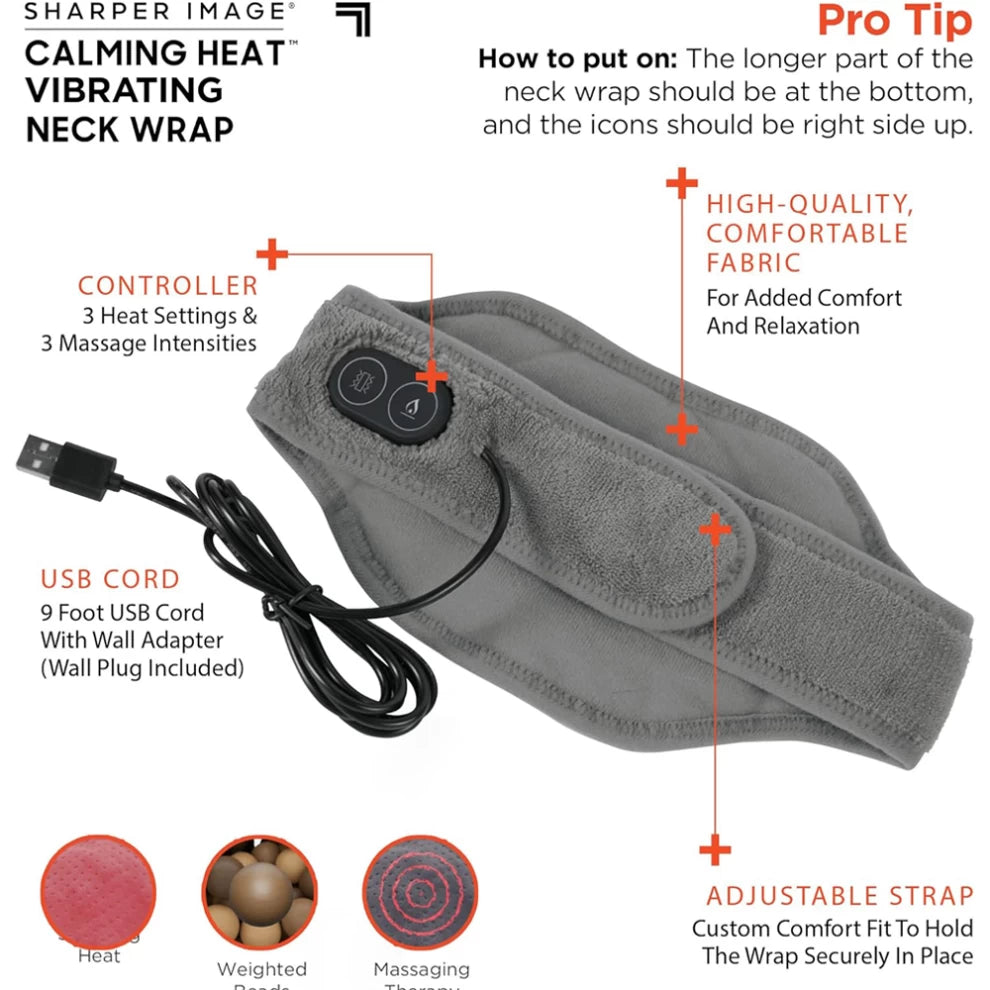 Vibration Massage Heating Neck Wrap