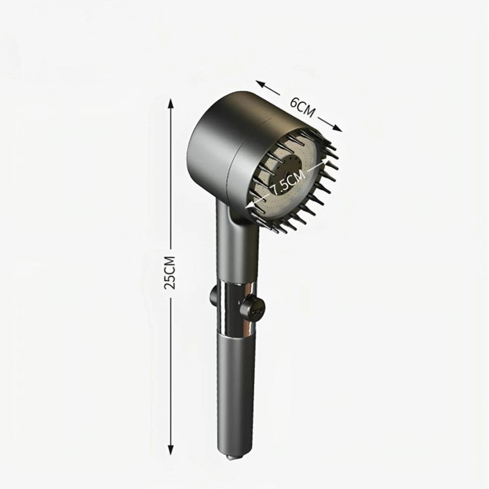 3 Mode Massage High Pressure Shower Head-With Filter