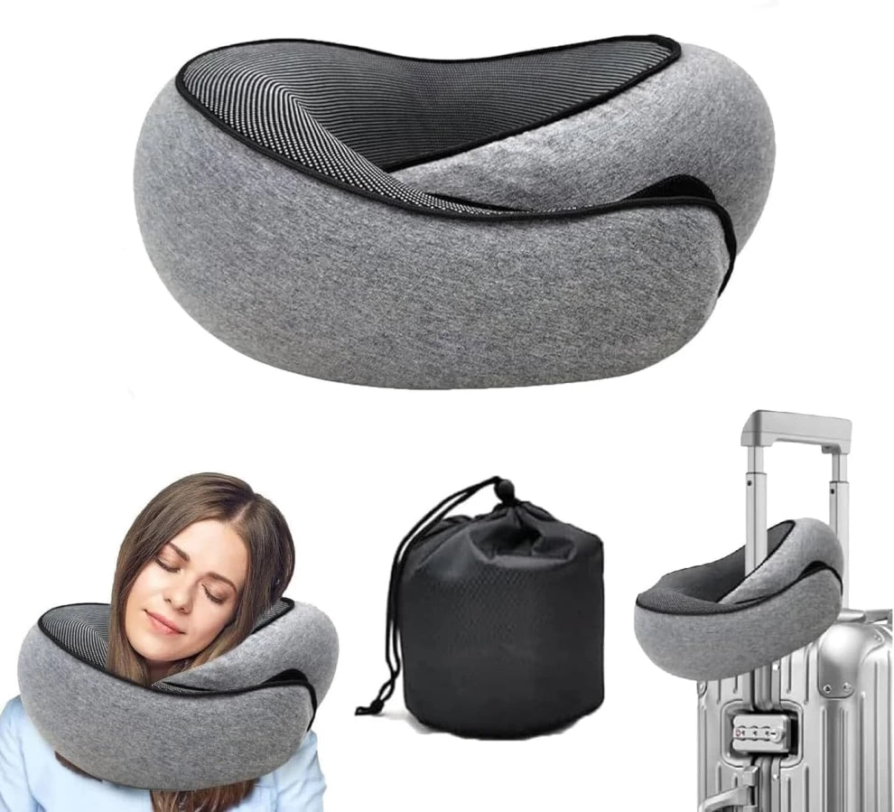 Travel Neck Pillow – Memory Foam Comfort for Every Journey