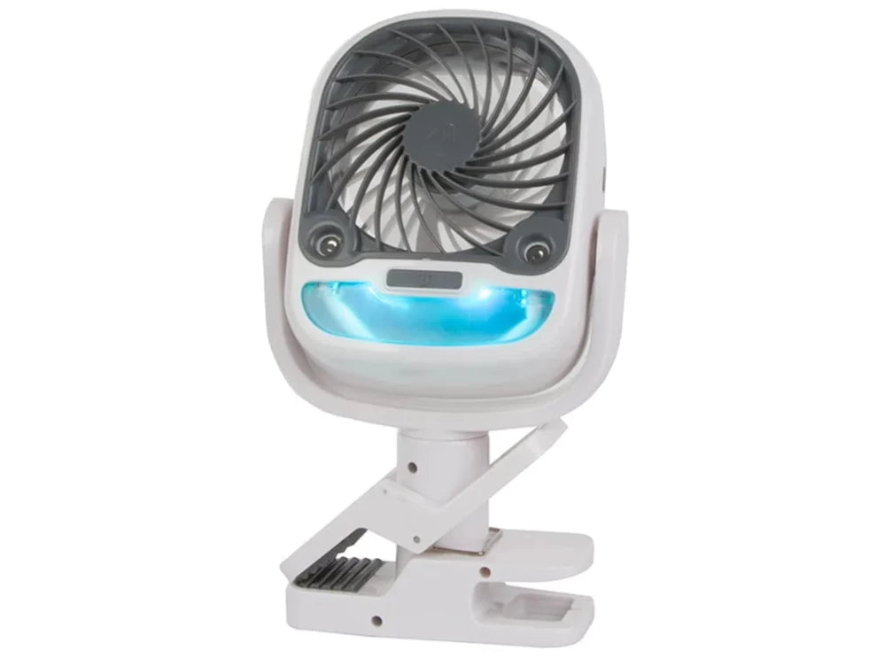 2 in 1 Battery 2000mAh LED RGB Portable Air Conditioner and USB Fan