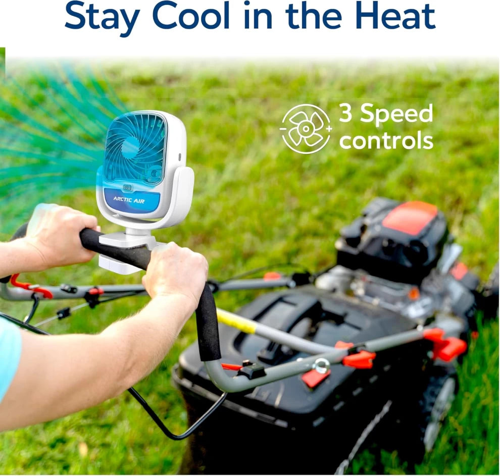 Arctic Air Grip Go – Cordless Portable Clamp-On Air Cooler