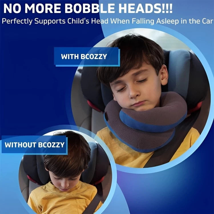 Soft Microfiber Neck Pillow With Ergonomic Travel Support