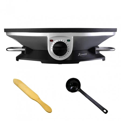 Sumo Crepe Maker 1200W – 7 Holes – White & Black