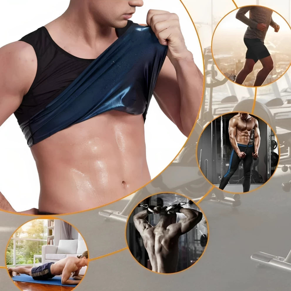 Sweat Shapewear Vest for weight loss Men