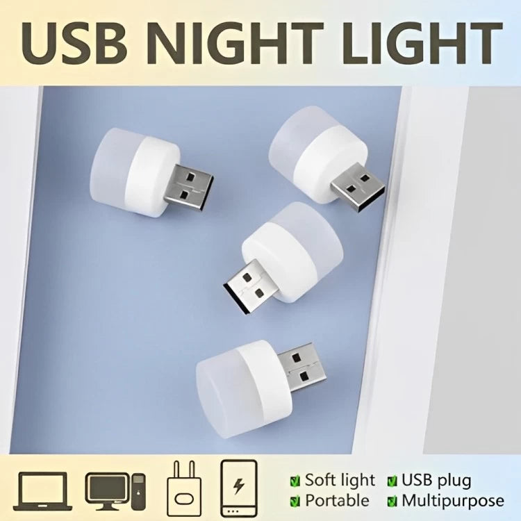 5Psc Mini USB Plug 1W Lamp