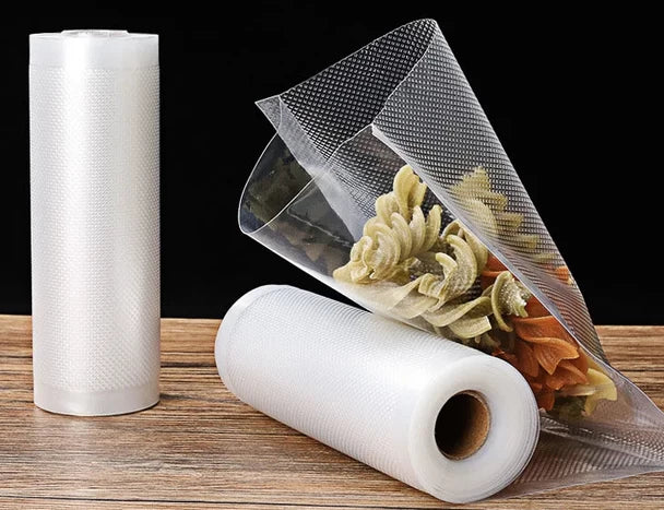 Vacuum Sealer Bags – 2 Rolls (25cm × 500cm) for Food Storage & Preservation