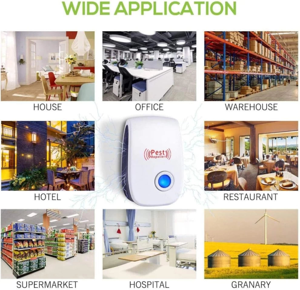 Ultrasonic Pest Repeller Indoor Plug-in Gadget