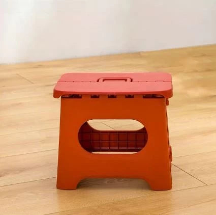 Thick Plastic Stool Hand Folding Pattern Children's Stool